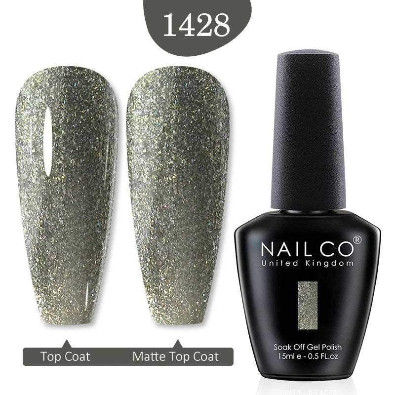 NAILCO Red Colors Series 15ML Nail Gel Polish Nail Supplies Semi Permanent For Nail Art Manicure Soak Off LED UV Hybrid Varnish