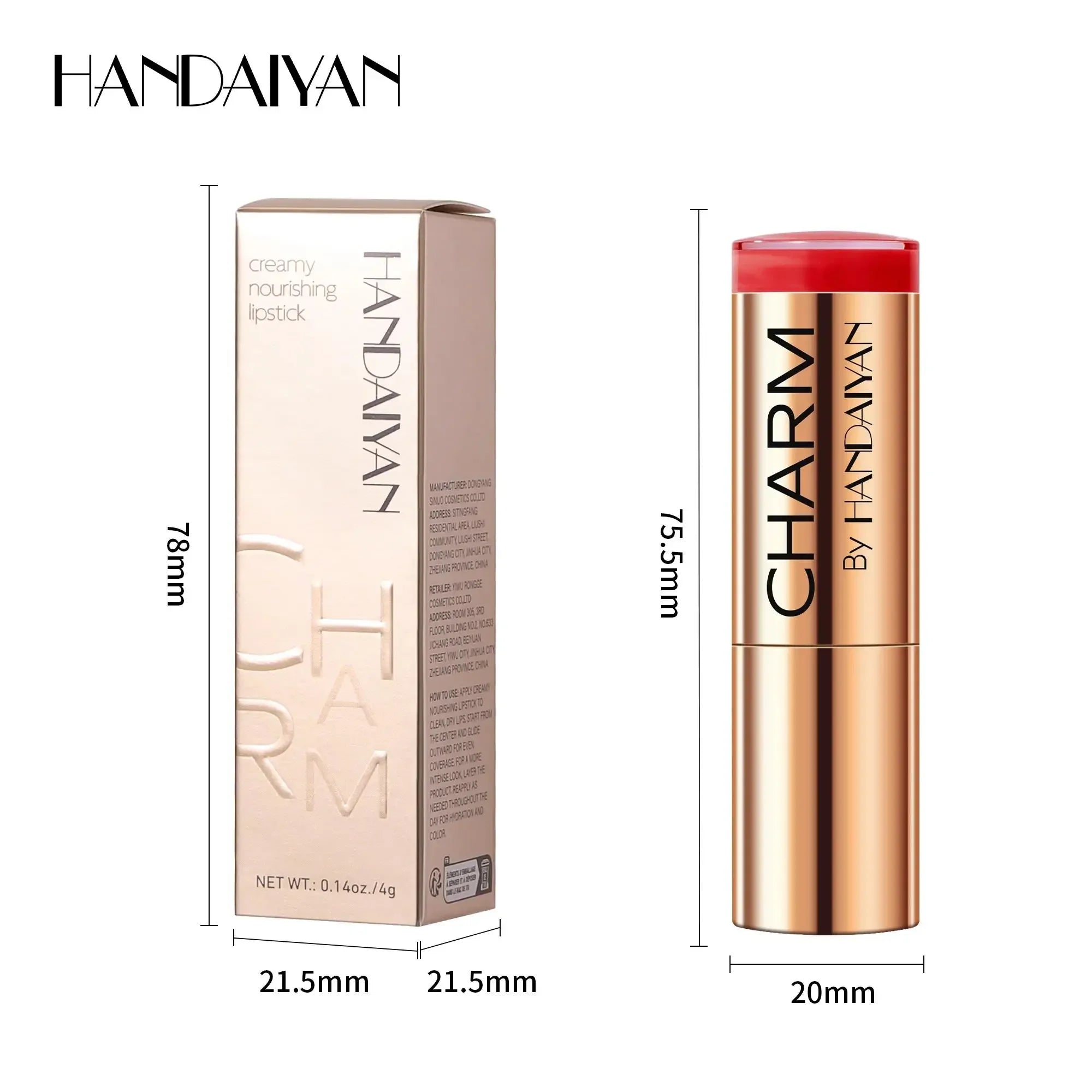 Long Lasting Moisturizing Velvet Lipstick Waterproof Non Stick Cup Creamy Nourish Cover Lip Line Glossy Golden Mud Formula