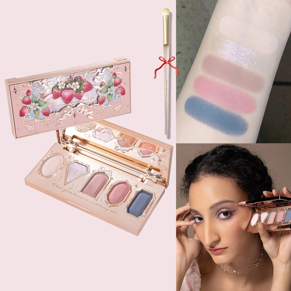 Flower Knows Swan Ballet 6-Color Eyeshadow Palette