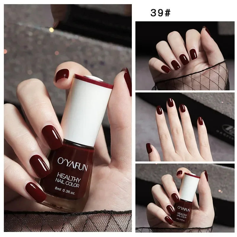 No-bake Nail Polish Nail Art Tearable Quick Dry Normal Without Lamp Nail Polish Glitter Sequins UV Varnish Nails Tools