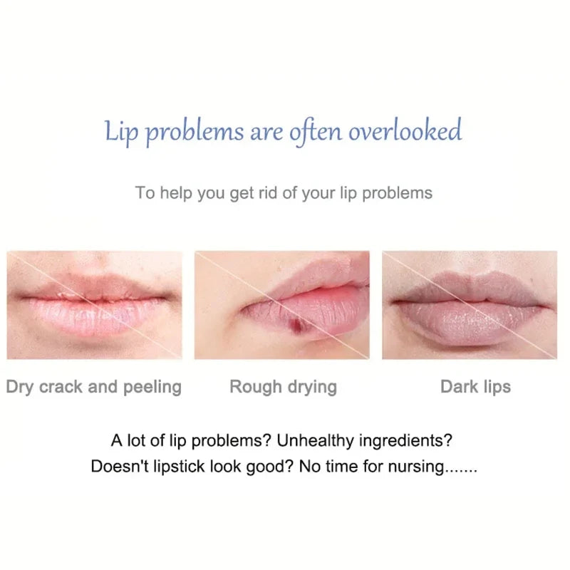 Lip Balm Exfoliating Clean Remove Dark Lip Balm Lightening Melanin Mask Gloss Oil Moisturizer Dead Skin Repair Makeup Lip Care
