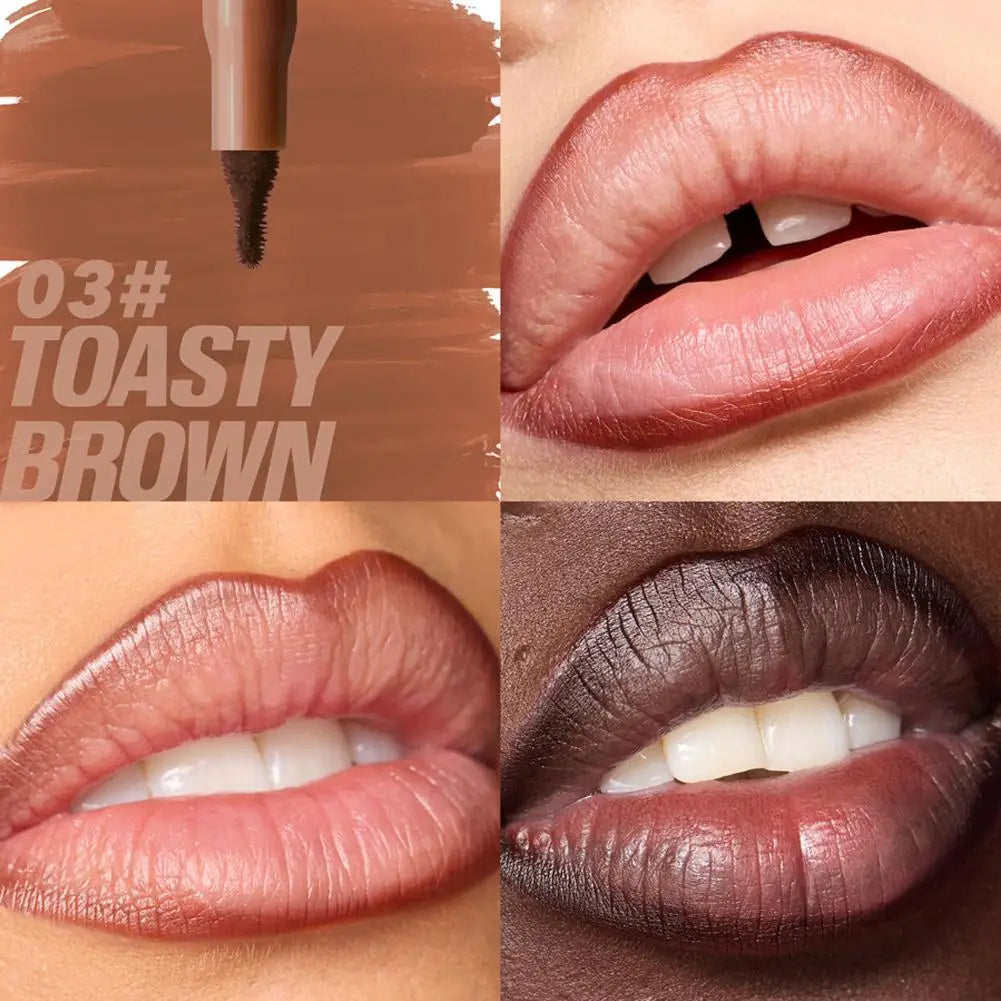 Waterproof Lipliner Pencil Matte Lip Liner Pen Outline Lip Shape High Color Rendering Moisturizing Long-Lasting Cosmetics