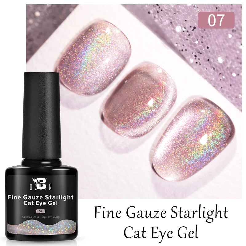 AWStorG 7.5ml Crimson Velvet Cat Eye Magnetic Gel Nail Polish Shiny Ruby Red Cat Eye Gel Soak Off UV Semi-Permanent Nail Art