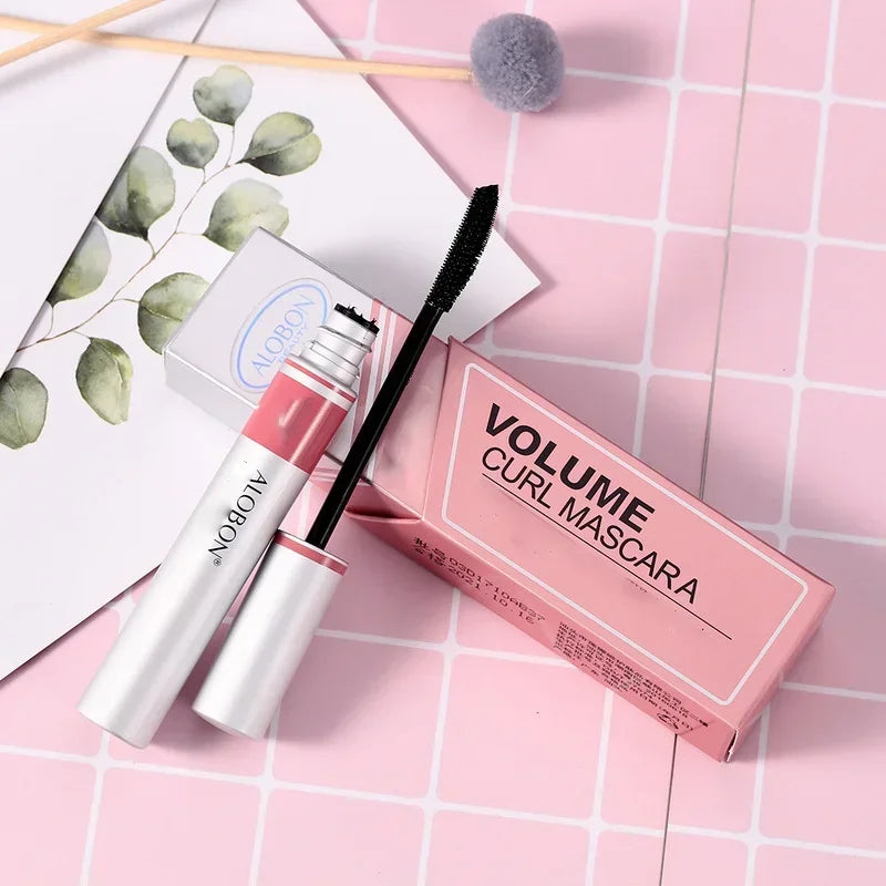 Mascara Curl Eyelash Extension Colossal Mascara Volume Makeup 1pc Black Ink Alobon 3d Fiber Lashes