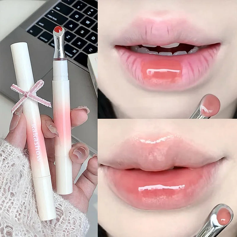 Kakashow Mirror Watery Lip Gloss - Moisturizing Jelly Lip Tint