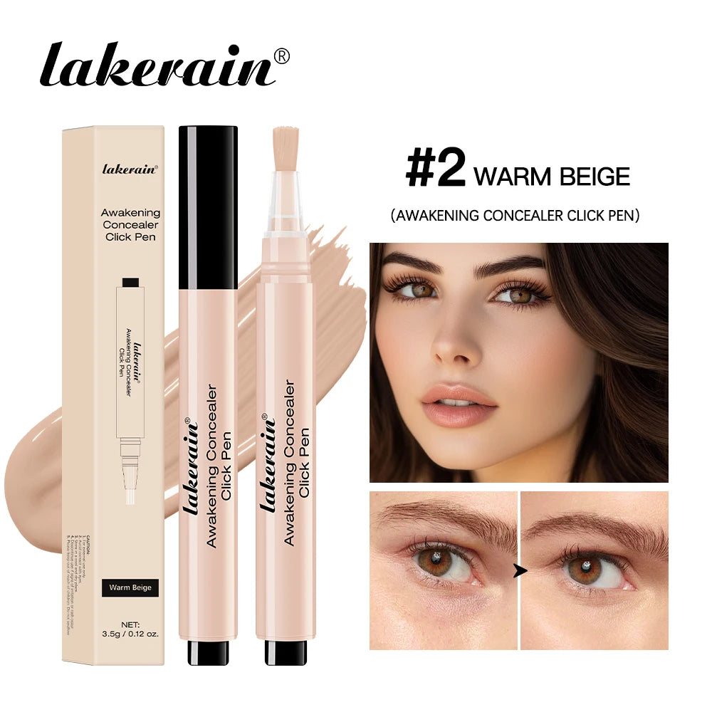 Liquid Press Concealer Click Pen - Brightening Face Makeup 3.5g