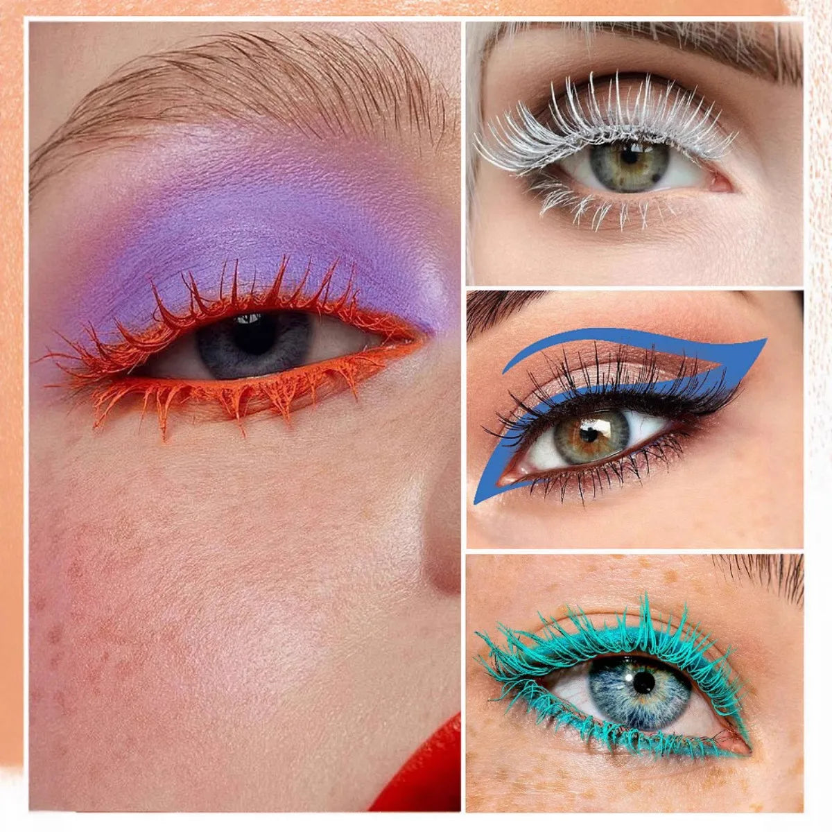 Waterproof Voluminous Colored Mascara - Curling & Lengthening