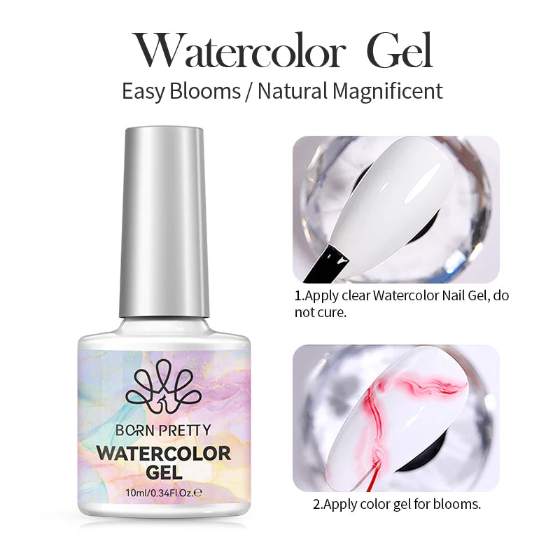 BORN PRETTY 10ml Silver Water Light Cat Magnetic Gel Nail Polish Nail Supplies Vernis Semi Permanent Gel for Fall Winter Nails