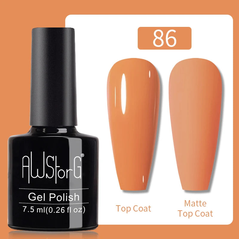 AWStorG 5ML Super Silver Metallic Gel Nail Polish Metal Effect Painting Gel Chromes Varnis Semi Permanent for Nail DIY