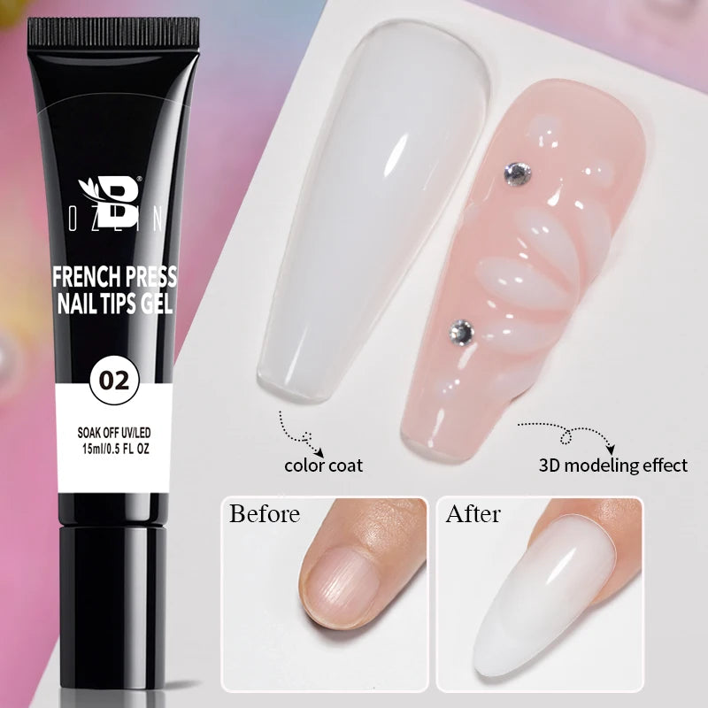AWStorG 15ML Super Top Coat  Function Gel No Wipe Matte Top Gel Transparent Soak Off  UV LED NailArt Manicure Gel Varnish Primer