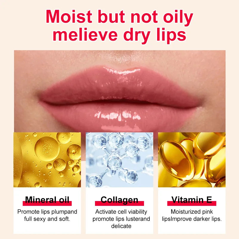 Lip Plumper Cream Instantly Plumps Lips Increasing Lip Elasticity Long-lasting Moisturize Gloss Saturation Beauty Makeup Lip Car
