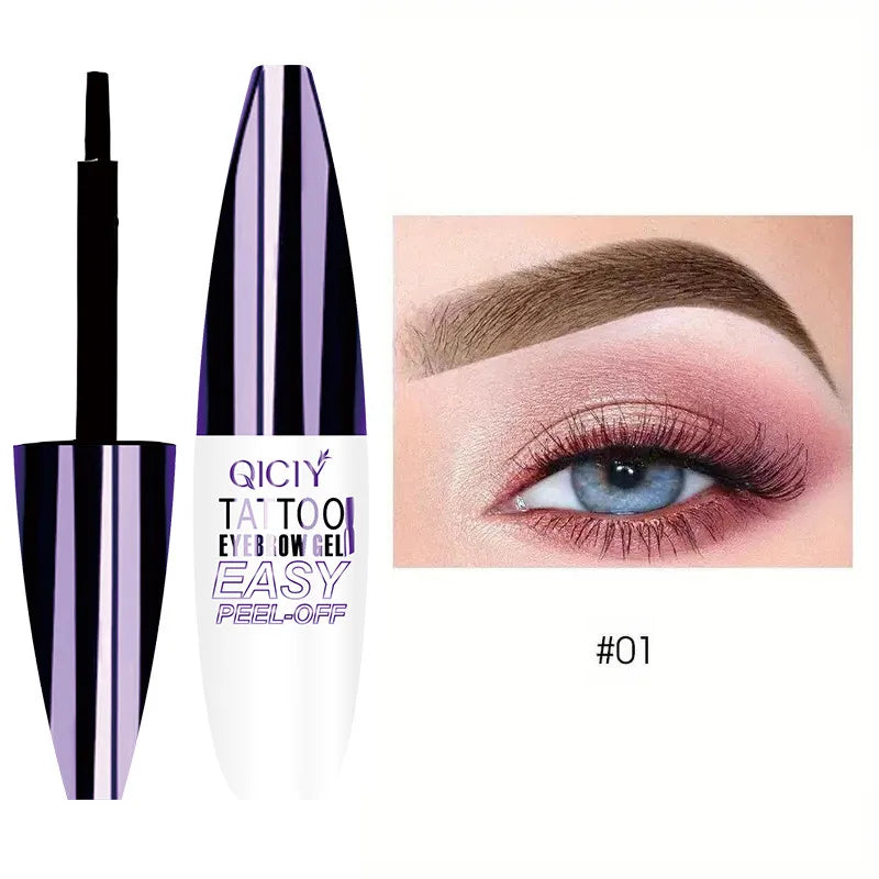 Peel Off Eyebrow Tattoo Tint - Waterproof Dye Cream Gel