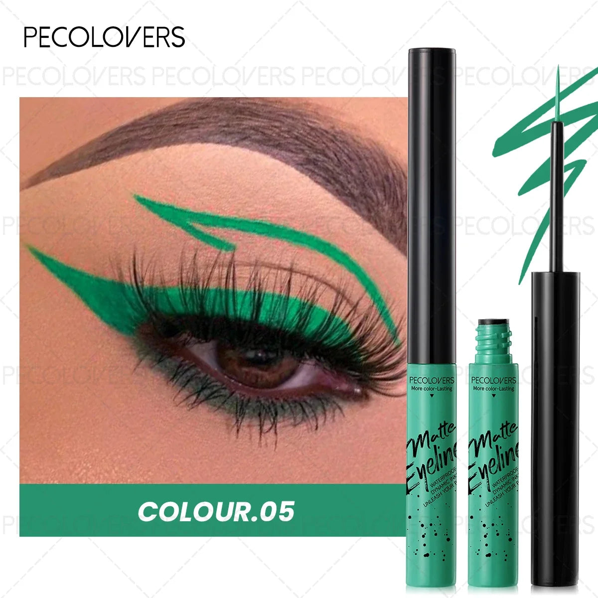 1PC Matte Color Eyeliner Pen Liquid, Durable, Easy to Color, Fast Drying, Smooth, Not Easy to Take Off Makeup