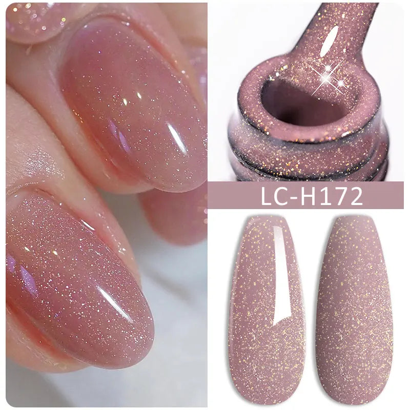 LILYCUTE 15ML Quick Extension Gel Nail Polish Milky White Clear Pink Color French Manicure Finger Prolong Nail Hard Gel Varnish