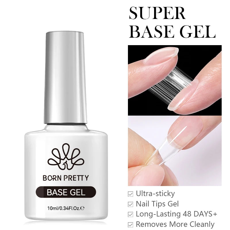 BORN PRETTY 10ml Translucent Color Gel Polish Jelly Nude Autumn Jelly Amber Semi Permanent UV Gel Nail Art Soak Off Gel Varnish
