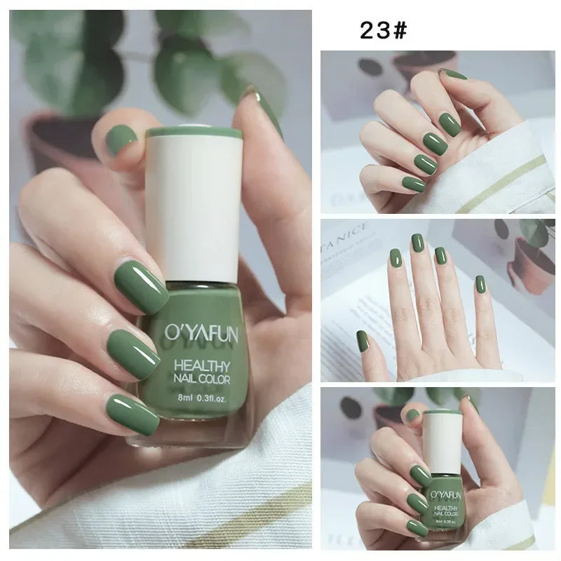 No-bake Nail Polish Nail Art Tearable Quick Dry Normal Without Lamp Nail Polish Glitter Sequins UV Varnish Nails Tools