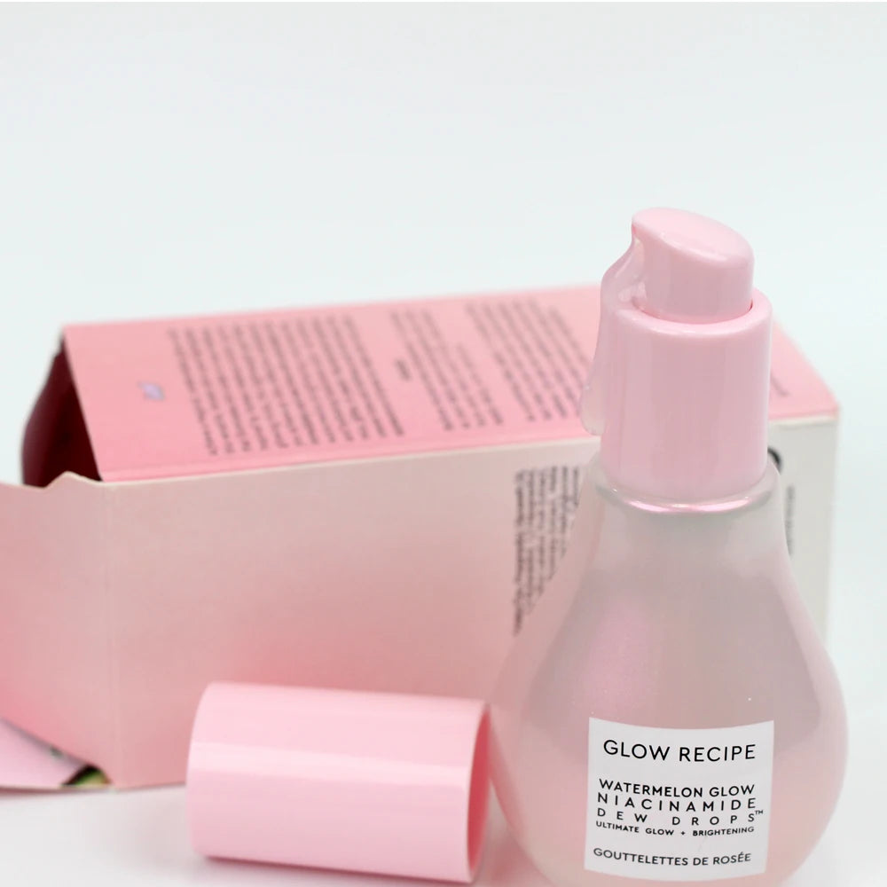 Glow Recipe Watermelon Glow Niacinamide Dew Drops - Makeup Primer, Pore Minimizer & Niacinamide Serum for Dewy Smooth Skin 40ml