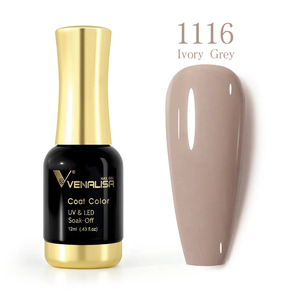 Venalisa 12ml Platinum Gel Nail Polish Super Shiny Effect Nail Gel Perfect Soak off UV&LED Nail Color Foil Chrome Gel Polish