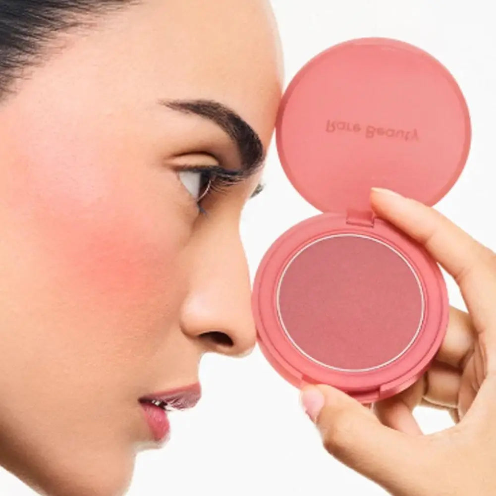 Multicolor Powder Blusher Cream - Long Lasting Natural Cheek Tint Lightweight Blendable Face Makeup Cosmetic Accessory