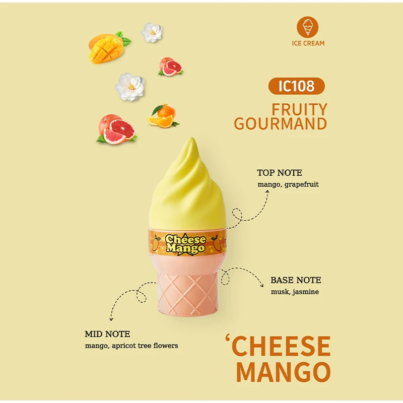 Ice Cream Cute Perfume Brand Long-lasting Eau De Toilette Floral Fruity Citrus Rose Charming Sweet Fragrance Women Body Spray