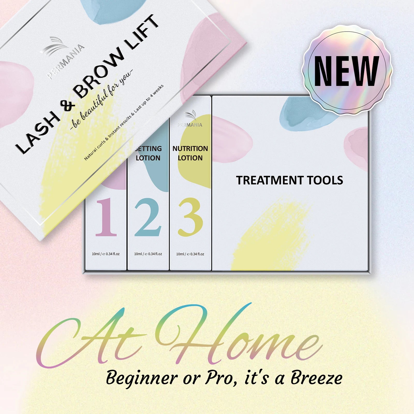 Permania Eyelash Lift and Brow Lamination Kit - Instant Curling