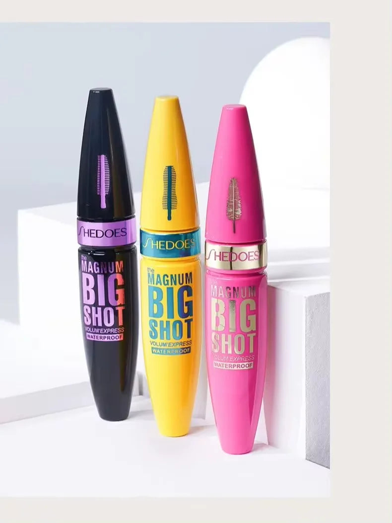 Black Waterproof Lengthening Mascara - Thick Long Lasting Black