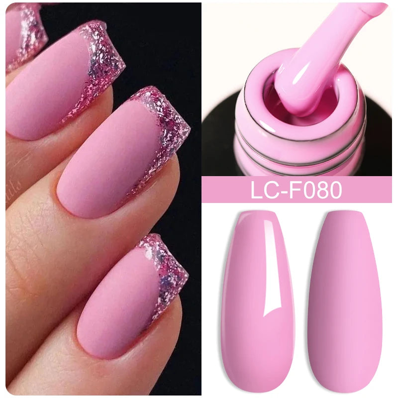 LILYCUTE 15ML Quick Extension Gel Nail Polish Milky White Clear Pink Color French Manicure Finger Prolong Nail Hard Gel Varnish