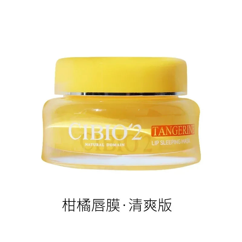 Genuine Original CIBIO'2 Moisturizing Lip Sleeping Mask Hydrated Nourish Lip Balm Lighten Lip Lines Day and Night Maintenance