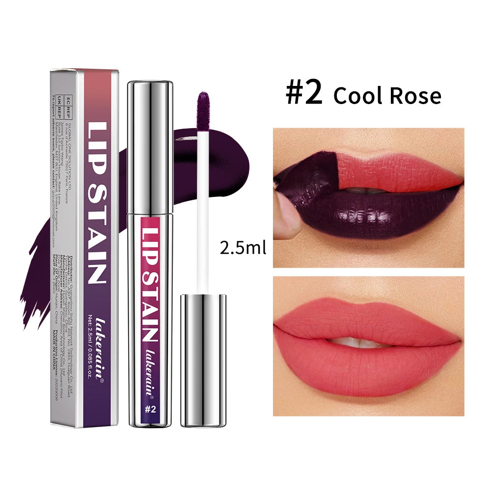 Korean Peel-Off Matte Lip Stain - Long Lasting Waterproof Tint