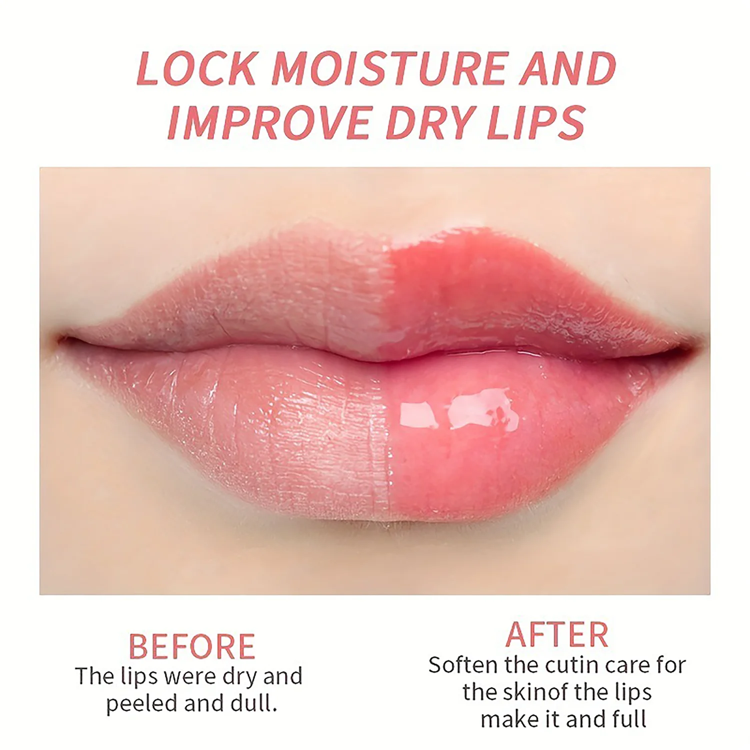 Rose Cherry Honey Peach Lipstick Moisturizing Lip Mask, Unisex Lip Oil, Nourishing Smoothing Lip Lines Lip Blam Lip Care