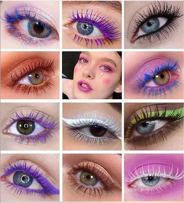 5D Silk Fiber Waterproof Mascara - 14 Colors Thick Lengthening