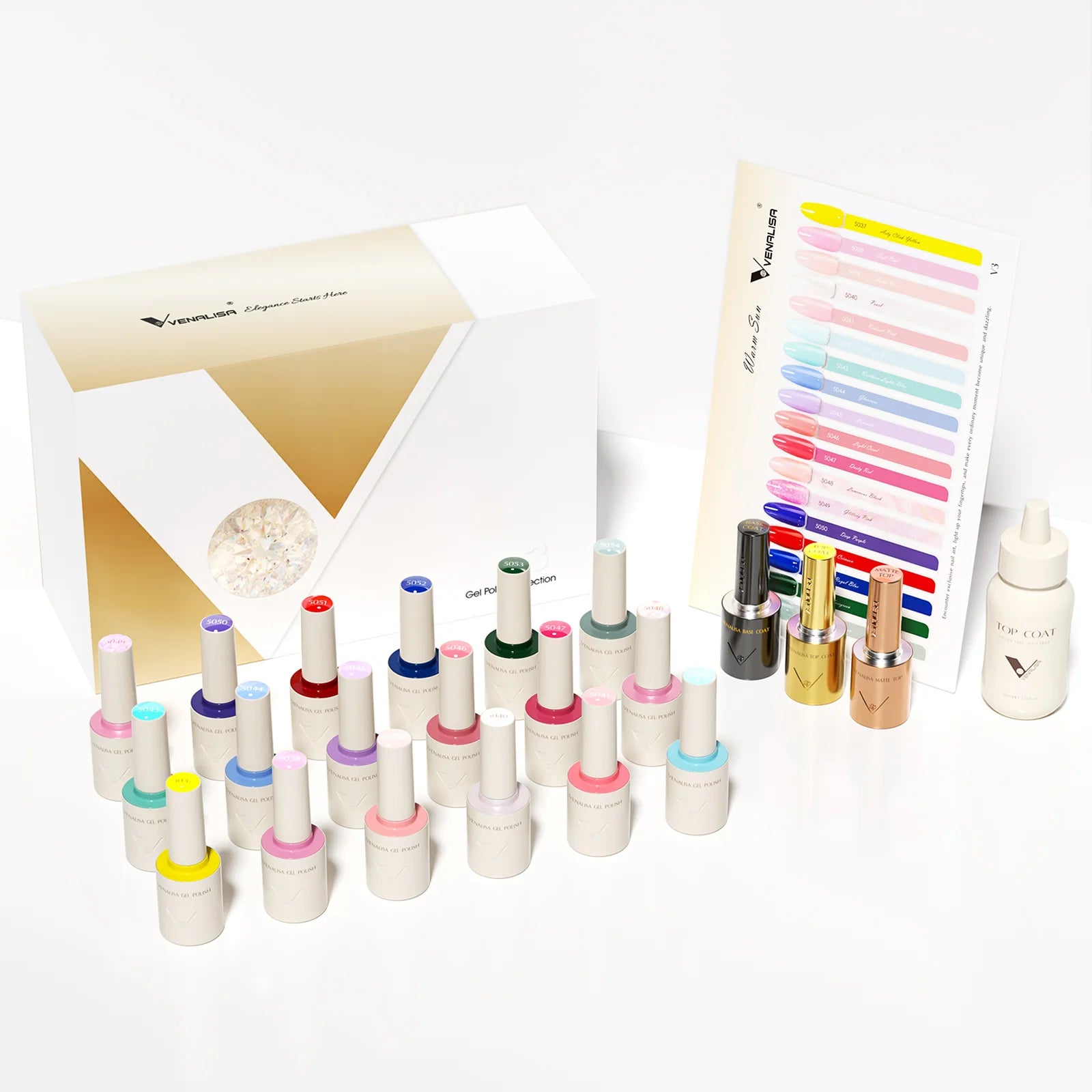 VENALISA VIP Kit 10ml Nail Gel Polish HEMA TPO FREE Gorgeous Colors Gel Pigment Professional Nail Art Long-lasting Gel Varnish