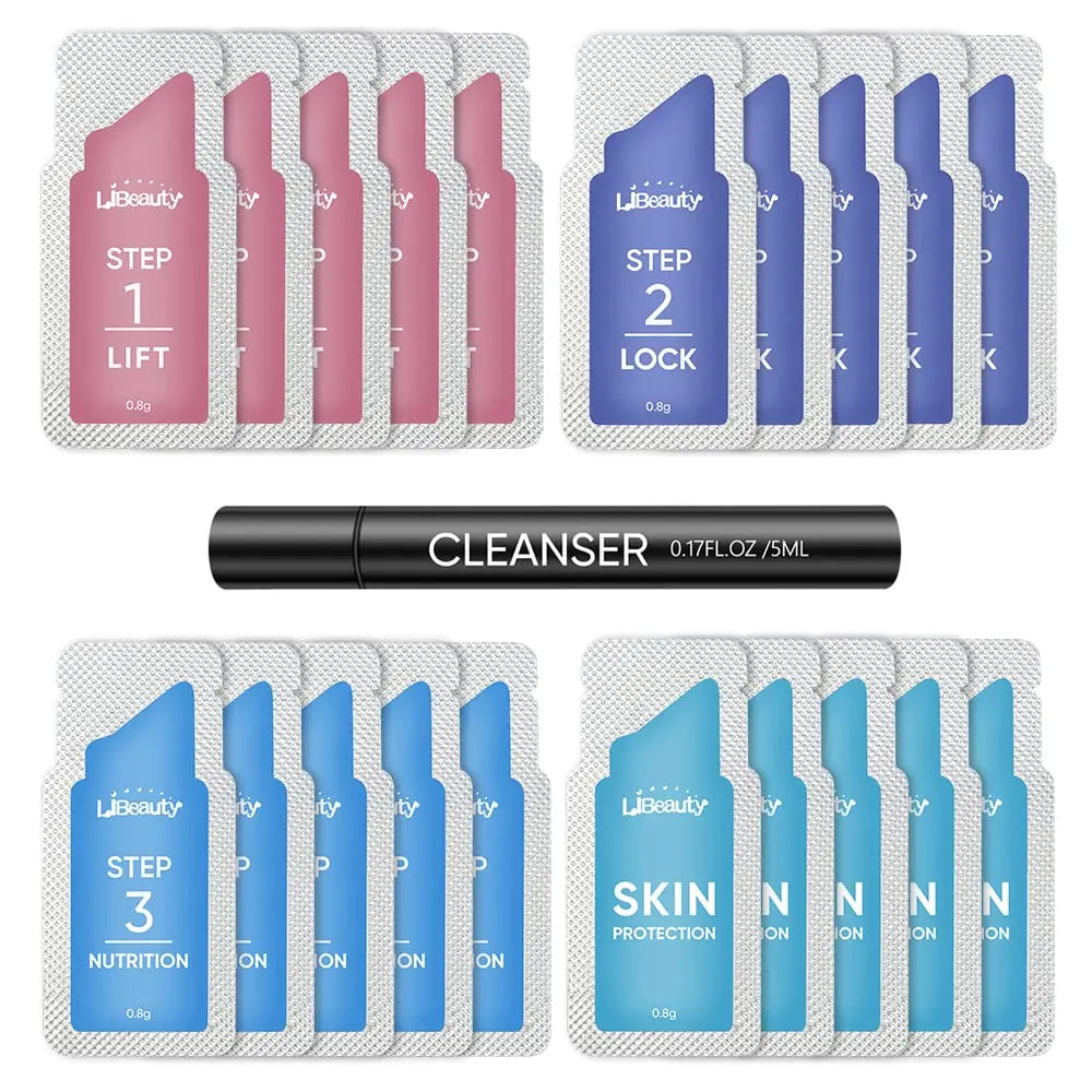 Libeauty Brow Lamination and Lash Lift Kit - 20 Individual Sachets