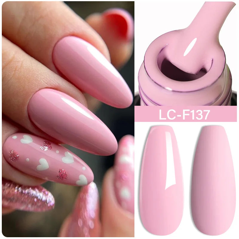 LILYCUTE 7ML Black Silver Red Reflective Glitter Gel Nail Polish Sparkling French Soak Off Long Lasting Manicure Nails Art Gel