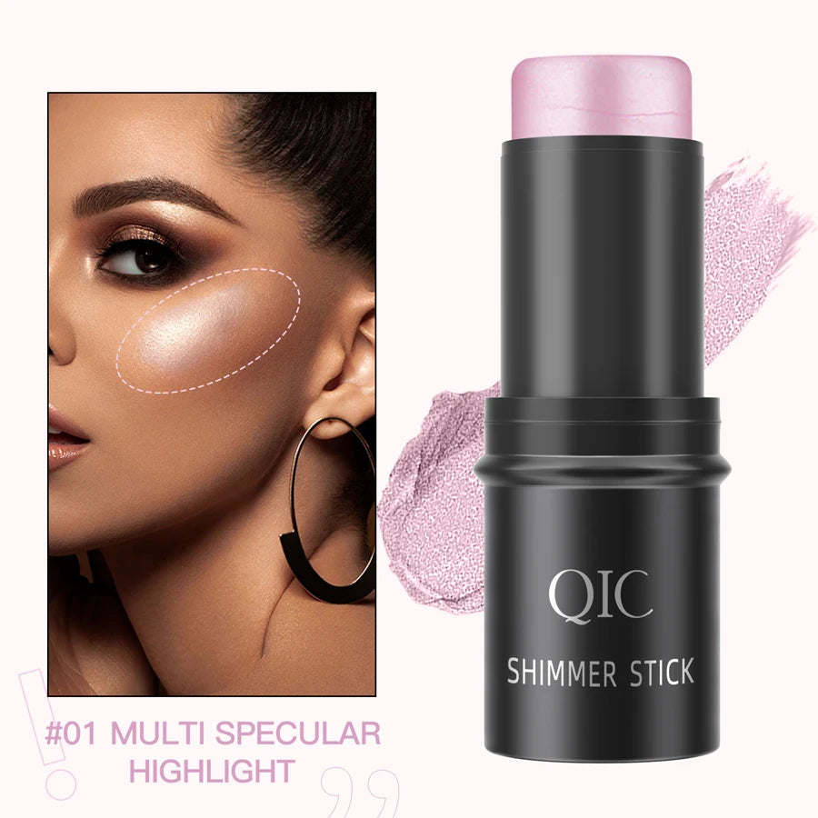 Face Contouring Bronzer Stick Multifunctional Highlighter Brightening Silkworm Blusher Rouge Cream Modify Concealer Pen Makeup