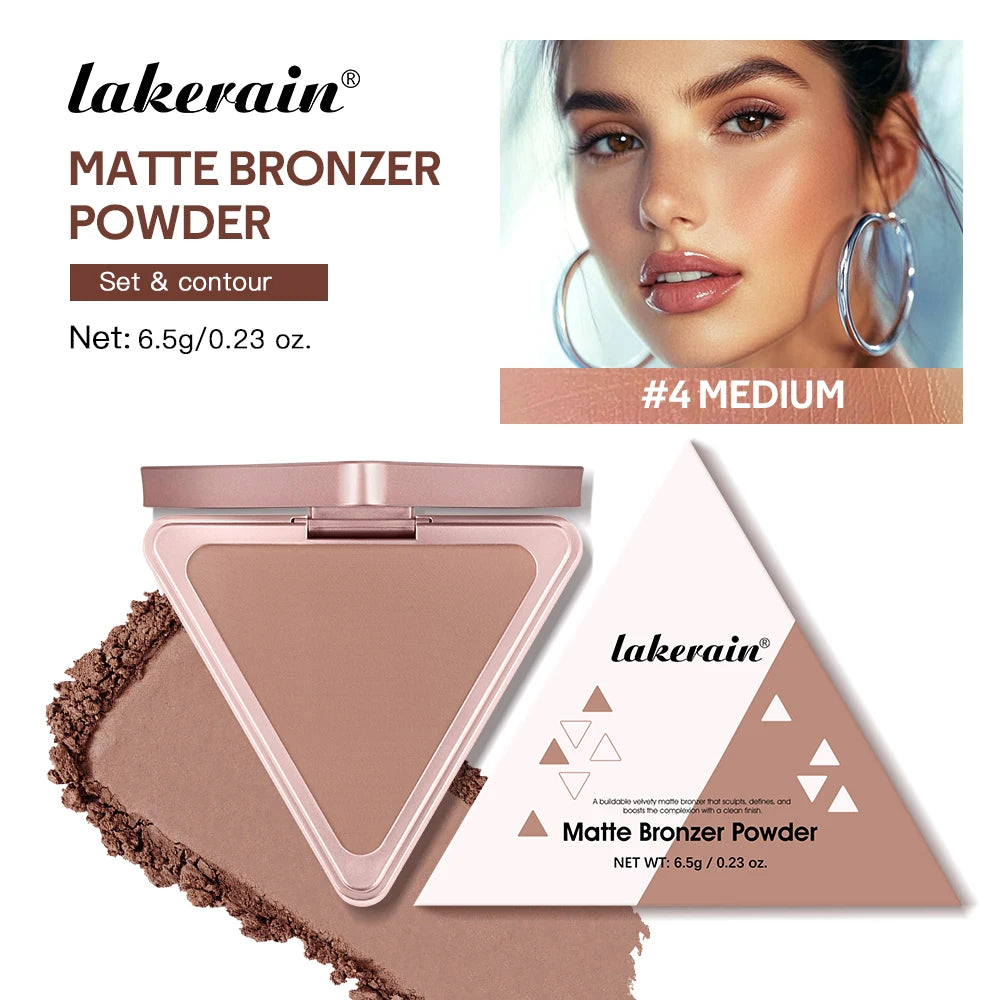 No Limits Matte Bronzer Shading Face Blusher Long Lasting Matte Plumps Appearance reduce Pores And Shine Control Cosmetics