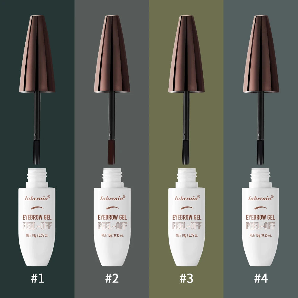 Waterproof Peel Off Eyebrow Gel Tint Semi Permanent Tattoo Brow Tint Transfer-proof, For Fuller & Defined Looking Brows Makeup