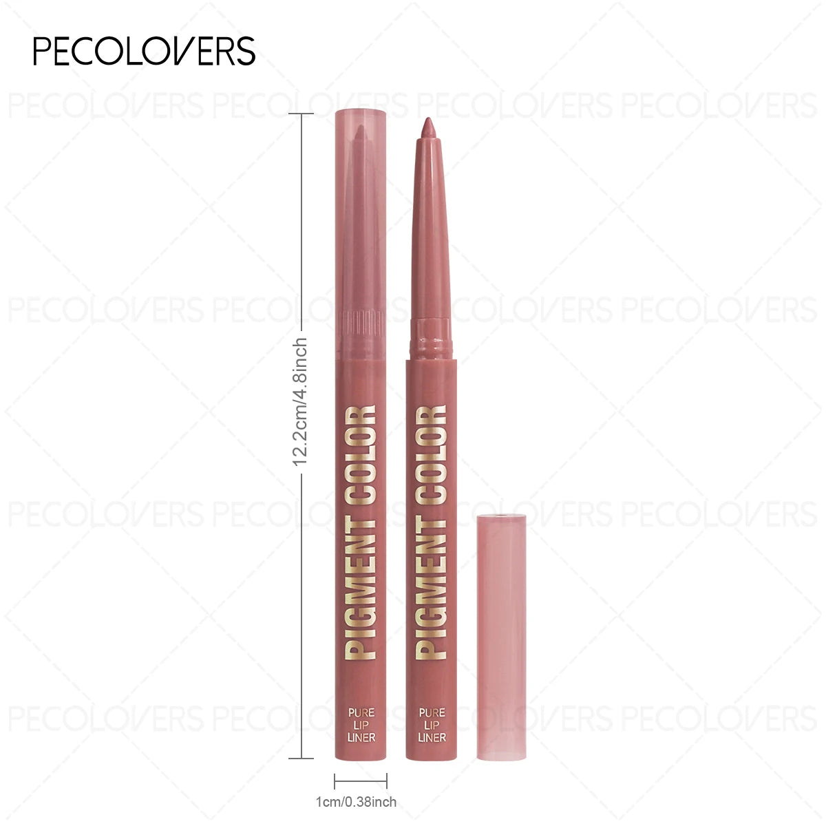 2-in-1 Waterproof Matte Lip Liner & Gloss, , Non-Stick Lipstick, Suitable for beginners