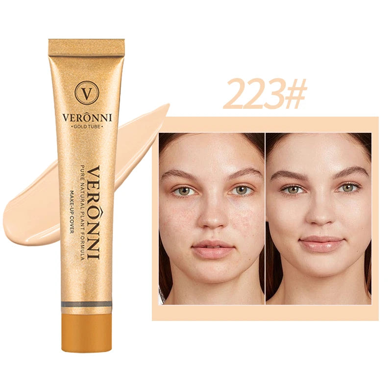 Long-lasting waterproof and sweatproof concealer with natural nude Maquiagem Liquid Concealer Beauty Face  Cosmetics Makeup Base