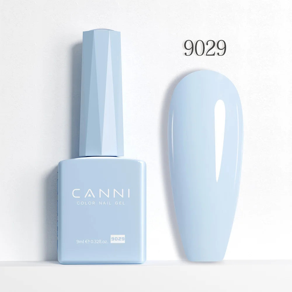 CANNI Hema Free Nail Gel Polish Fall Color Collection Semi Permanent Diamong Long Wear Top Coat Red Gorgeous JellyNude Color 9ml