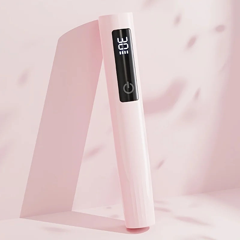 Handheld Nail Light Mini LED Nail Lamp For Gel Nails With Stand & LCD Screen Control 2 levels Adjustable For Fast Curing