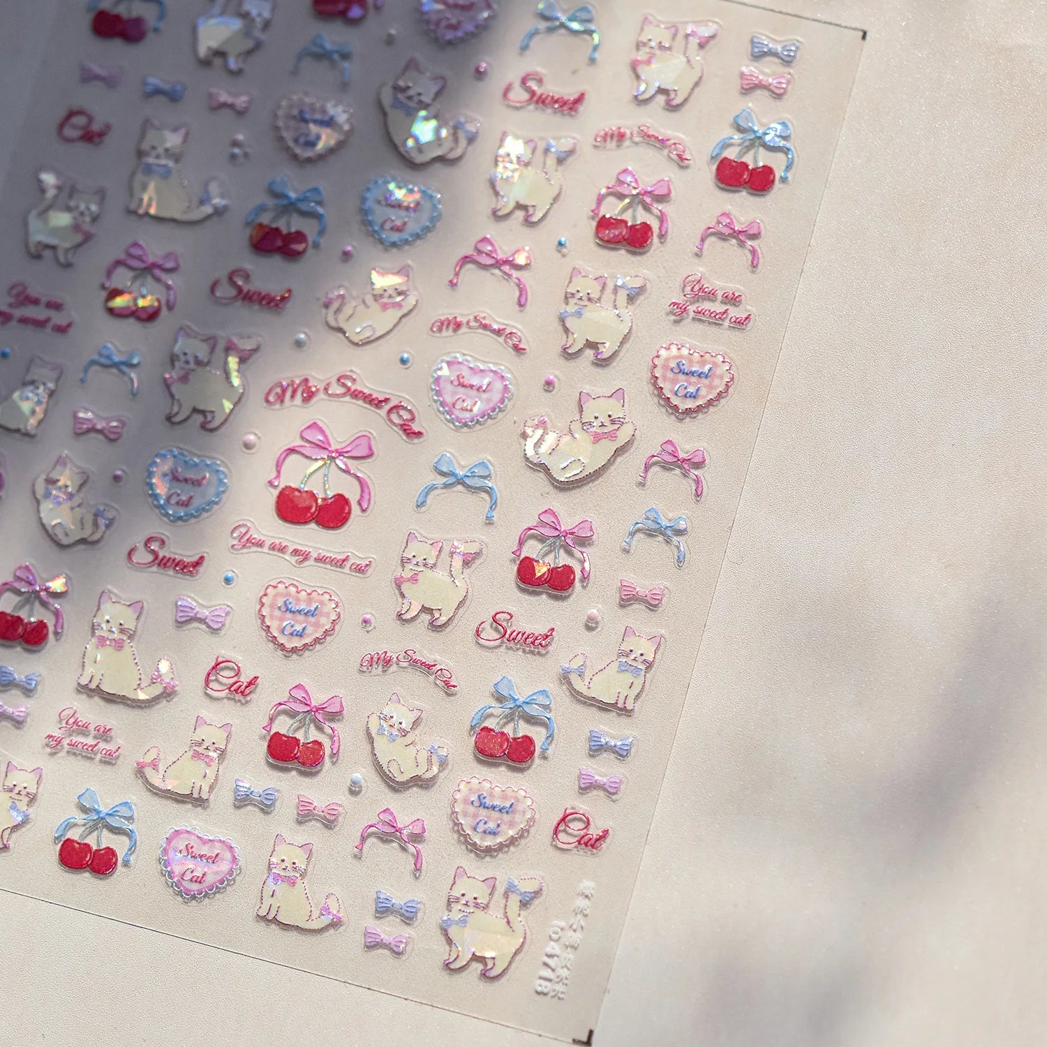 1pcs 5D Japanese Kawaii Bear Nail Art Stickers Brown Cartoon Animals Self-Adhesive Nail Decoration Decals DIY Slider Accessories