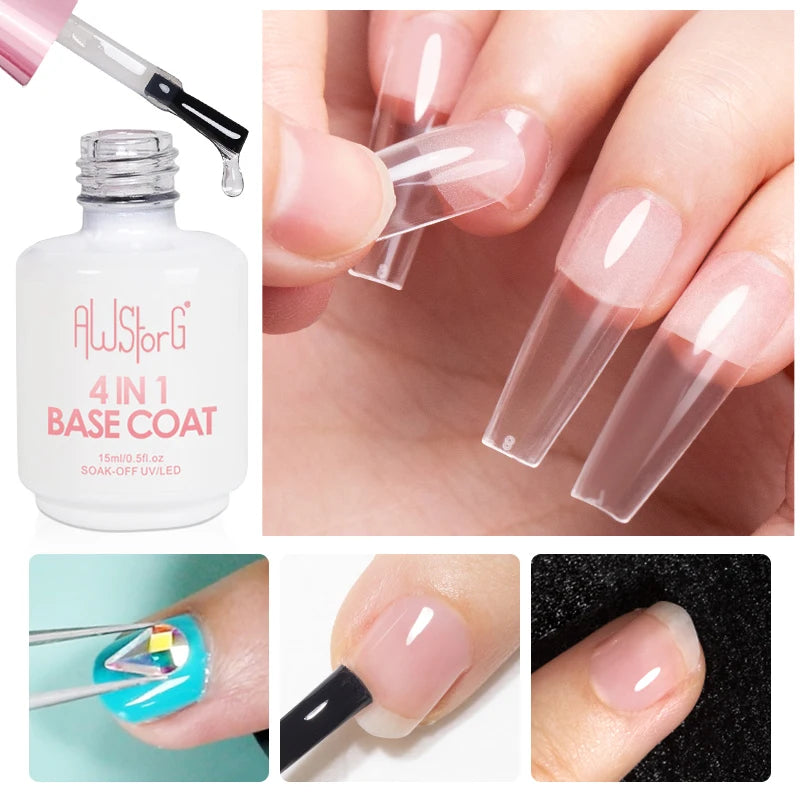 AWStorG 15ML Magic Remover  Fast Nail Gel Polish Clean UV Soak Off Semi Permanent Varnish Nail Art Removal Tools Manicur