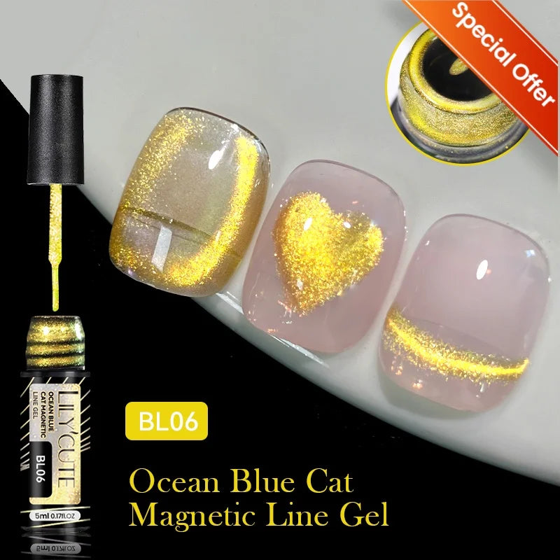 LILYCUTE 7ML Colorful Gel Nail Polish 129 Colors Long Lasting For Manicure Semi Permanent Base Top Coat Nail Art UV Gel Varnish