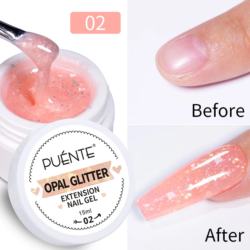 PUENTE 7.5ML Nude Shade Ceramic Cat Eye Gel Nail Polish Shiny Moonlight Cat Eye Gel Soak Off UV Semi-Permanent Nail Art Varnish