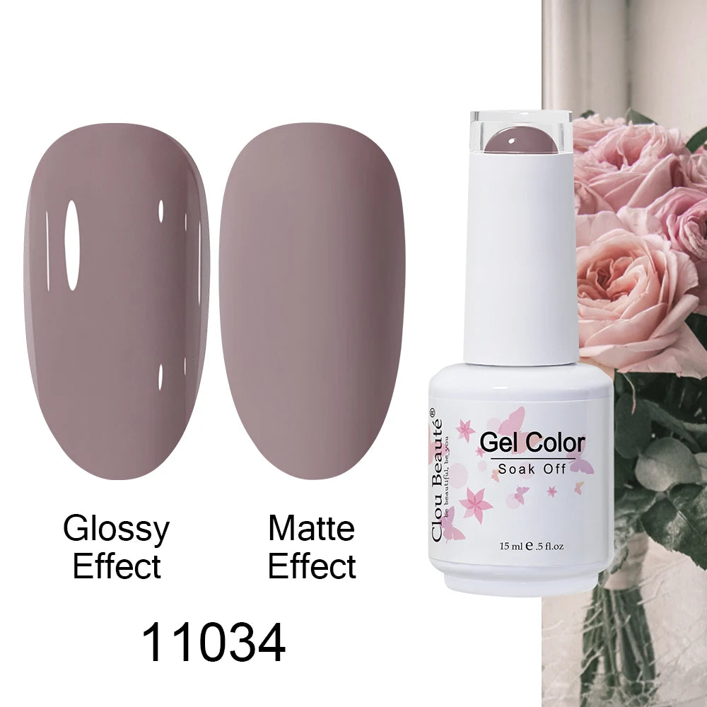 Clou Beaute Royal Blue Color Winter Trendy Semi Permanent Nail Art Manicure Varnishes Gel Nail Polish Hybrid Base Gel Top Coat