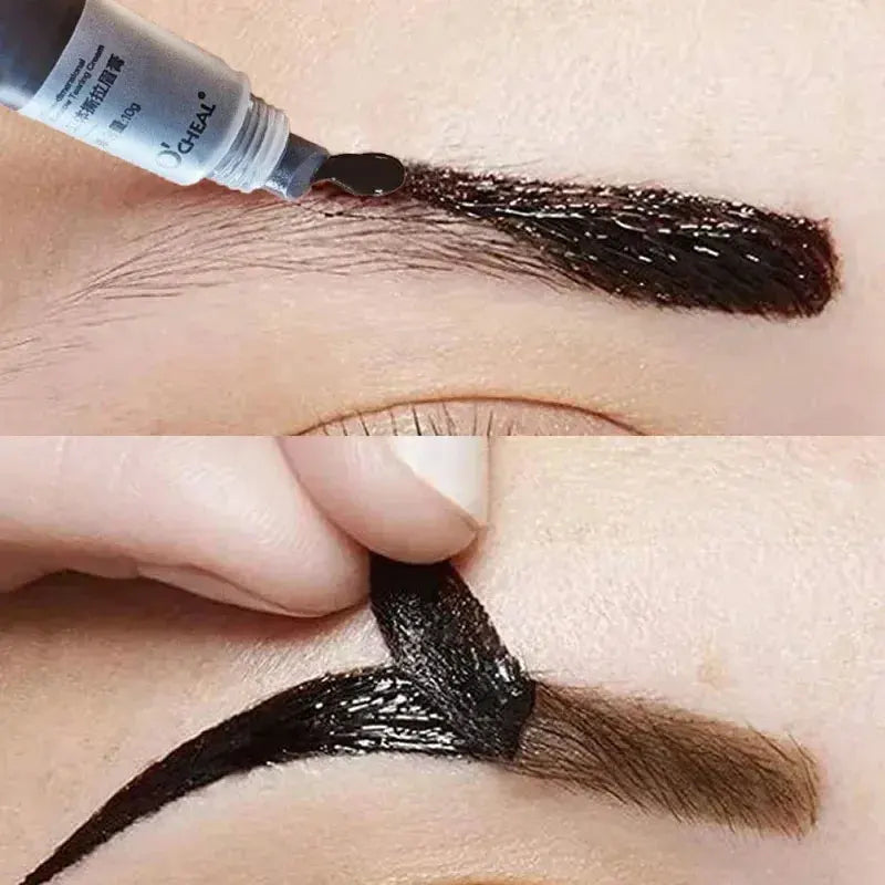 Long-lasting Waterproof Eyebrow Gel Cream - Semi-permanent Tint