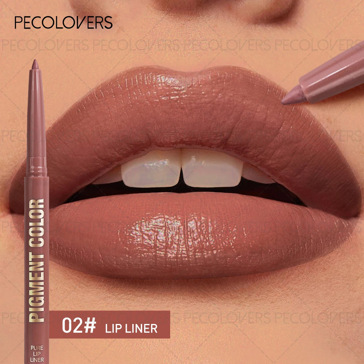 2-in-1 Waterproof Matte Lip Liner & Gloss, , Non-Stick Lipstick, Suitable for beginners