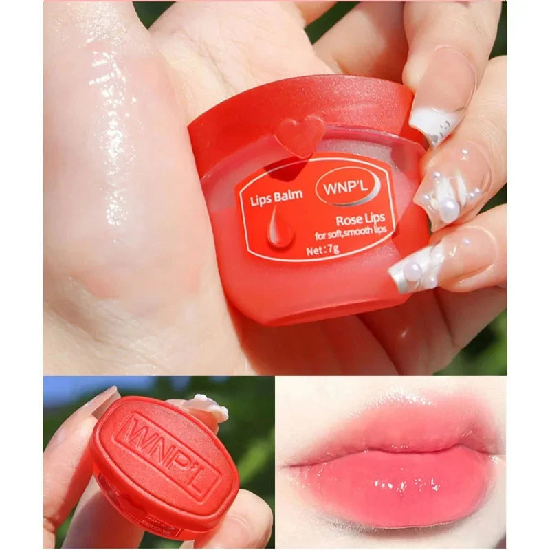 Fruit Series Lip Balm Set Lips Avocado Honey Peach Cream Lip Mask Natural Nourishing Plant Lip Balm Lips Care