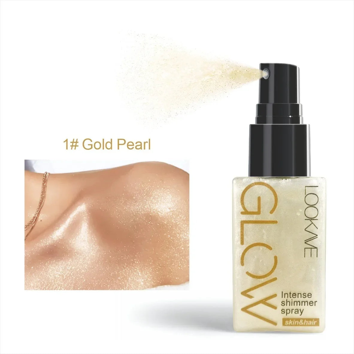Diamond Liquid Highlight Waterproof High Gloss Glitter Body Bronzer Highlight Long-lasting Wear Face Contour Illuminator Makeup